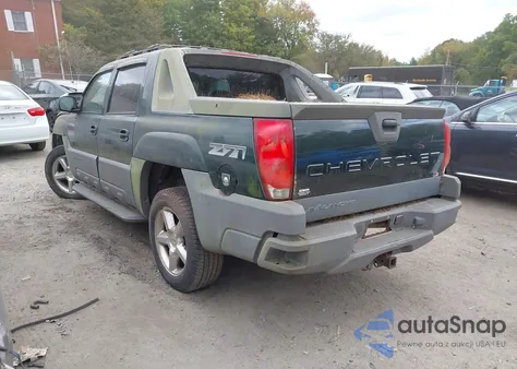 2002 Chevrolet Avalanche 1500 from USA, damaged, VIN 3GNEK13T32G133496